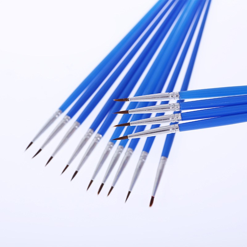 Child Painting Brush Set Acrylic Watercolor Gouache Nylon Br