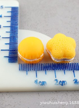 DIY Resin Charms for Macaron Cake Phone Case Hair RopeDIY Re