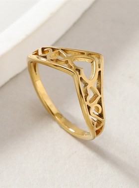 OutputStainless Steel Cut Jewelry Irregular Triangle Crown P