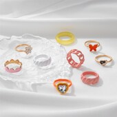 Tai Drop Fashion Mixed Chi Ring Gua Oil Love Color Temper