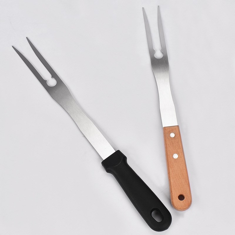 Outdoor BBQ Stainless Steel Plastic Ushaped Wooden Handle Ma