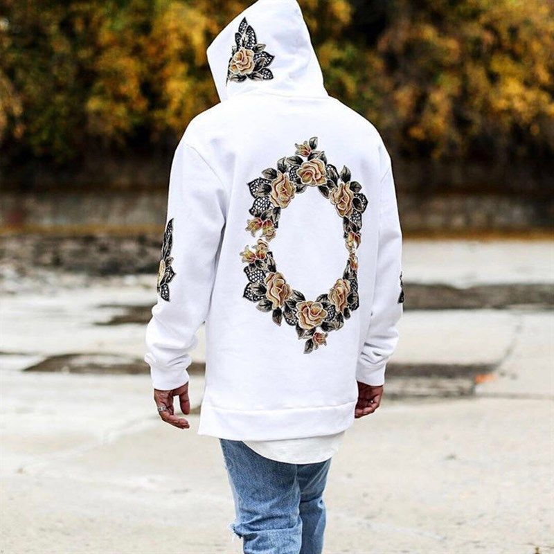 Mens Fashion Leisure Hoodie Jacket Printed Version Mens Casu