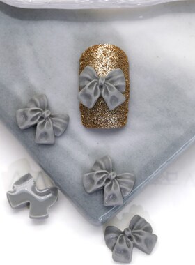 Nail Accessories LZ Peach Jumbo Indent Fairy Bow Tie Nail Ar