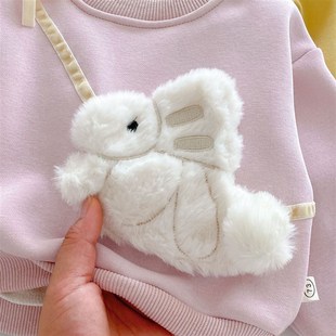 Years Clothing Rabbit Cut Kids Hoodie Korean Girls Winter