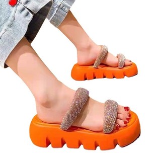 for Diamond Ins 2025 Women Flops Flip Wedge Fashion Summer