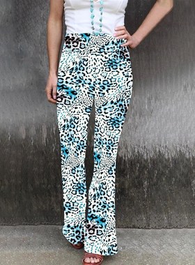 2025 SpringSummer Womens Fashion Printed High Waist Casual F