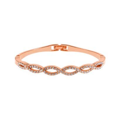 Fashionable Intersecting Diamond Hollow Bracelet Personality