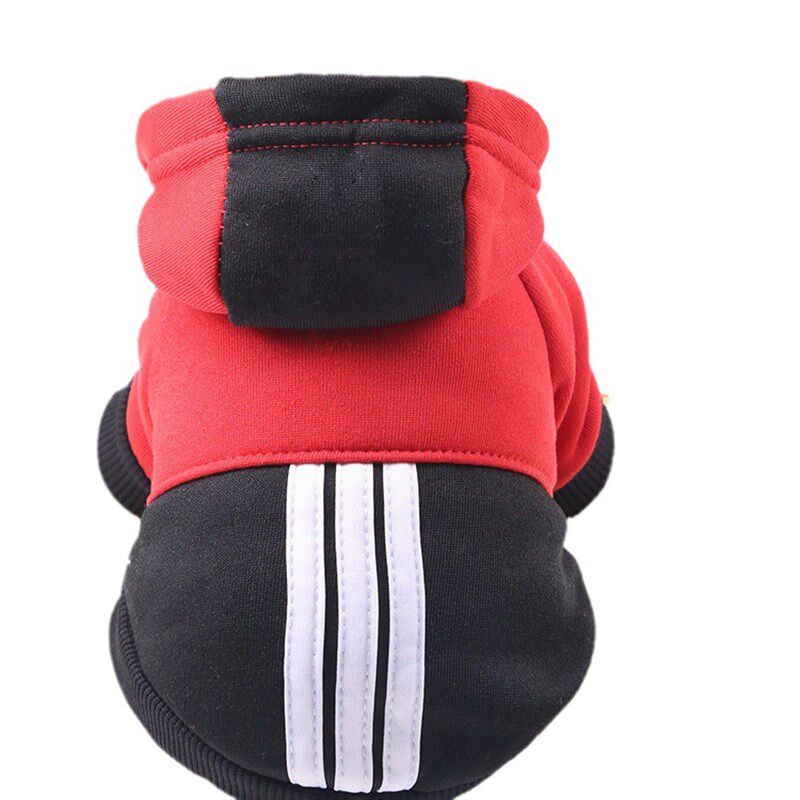 Winter Clearance Dog Clothing Contrast Color Hoodie for Smal