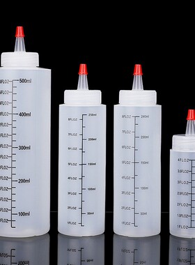 Plastic Squeeze Bottles 240ml 250ml for Sauce Salad Condimen