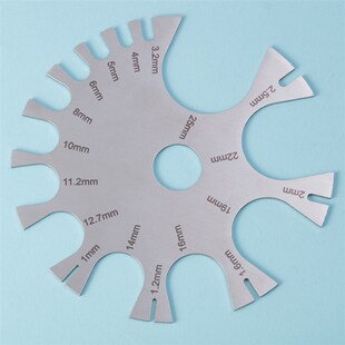 Measuring Tool for Jewelry Piercing Accessories Gaugemm Diam