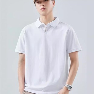 Mens 2025 Color Sho Shirt Solid Polo Pique Breathable Summer