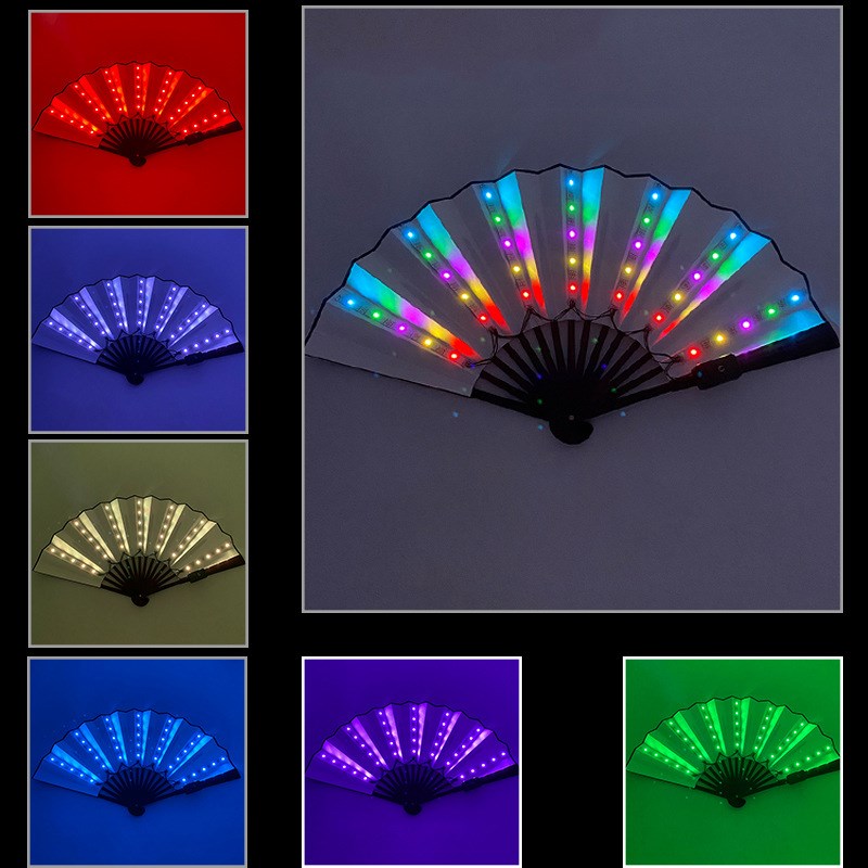 Nightclub LED Fan Creative Stage Prop for Party Atmosphere 3