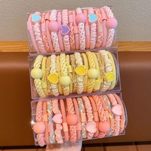 Ponytail Kids Hair Cute Braided High Tie CandyColored