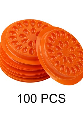 Flowershaped Tray False Eyelash Glue PVC Gasket Pink No Base