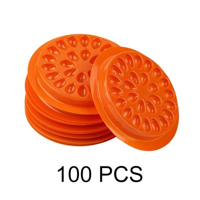 Flowershaped Tray False Eyelash Glue PVC Gasket Pink No Base