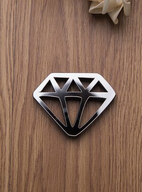 Acrylic Mirror Wall Sticker EVA Mirror Symbol Series Creativ