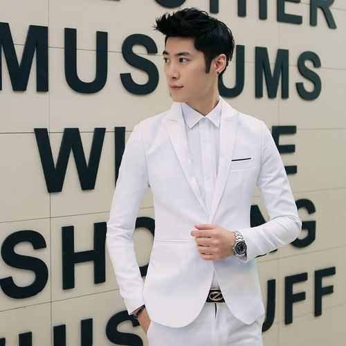 Suit Fashion Menswear Slim Fit JacketBusiness Casual Suit Eu