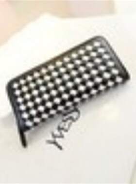 2025 PU Leather Weaved Diamond Long Wallet Fashion MidLong T