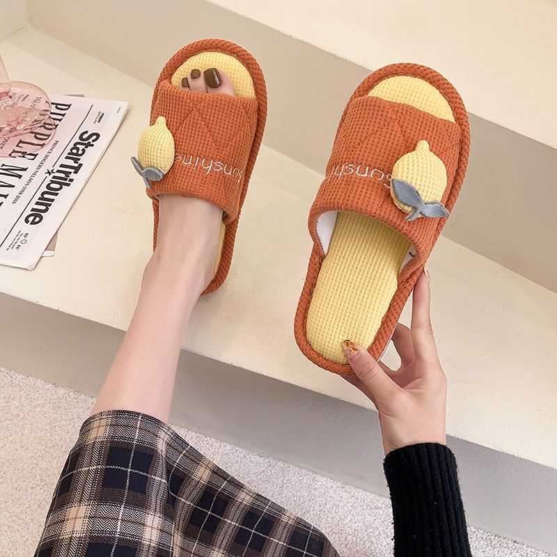 Slippers Autumn Children Women Soft AntiSlip Couple Home Lin