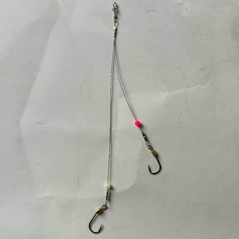 Output Connector Pompano Fishhook Antibite Soft Steel Wire A