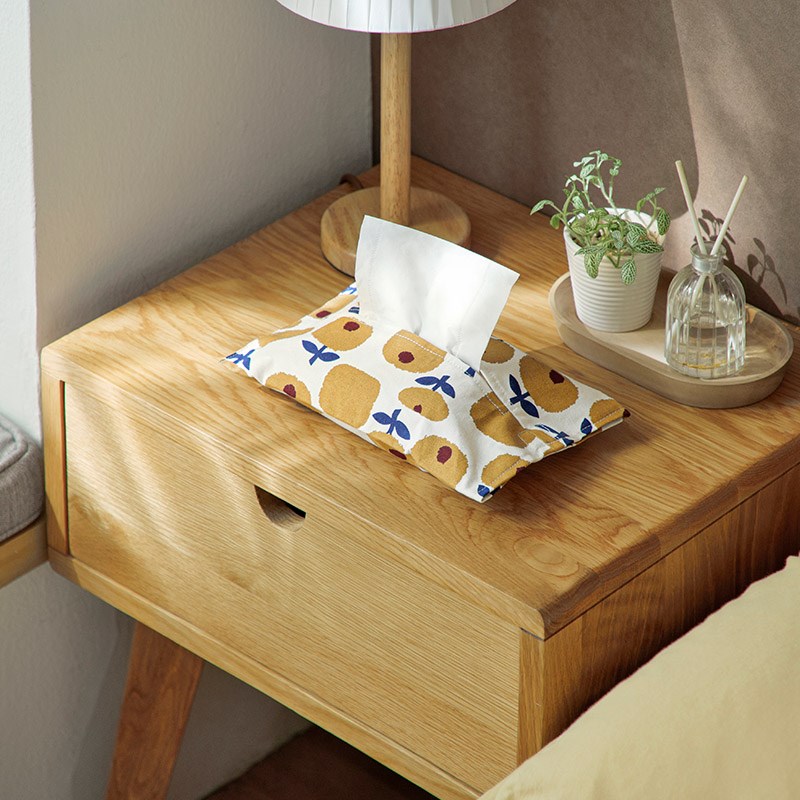Fabric Tissue Box Japanese Print for Living Room CarJapanese