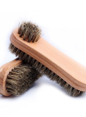 Premium Mediumsized Bristle Brush Doublesided Shoe Brush Sof