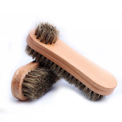 Premium Mediumsized Bristle Brush Doublesided Shoe Brush Sof