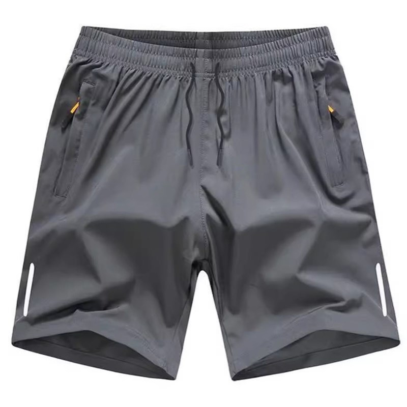 Summer Ice Silk QuickDrying Shorts for Men 5Point Loose Beac