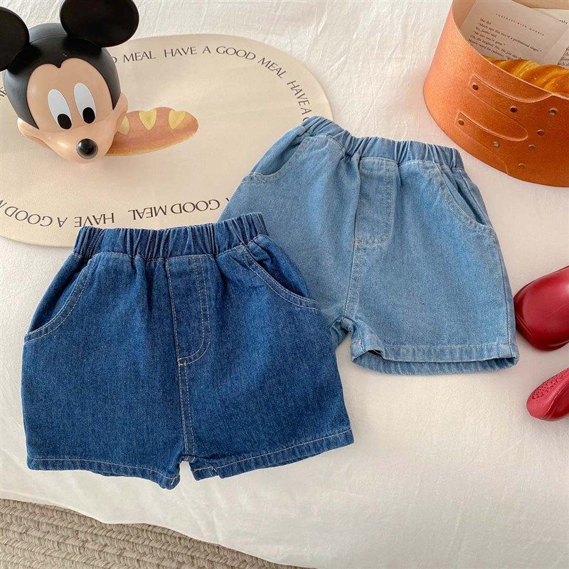 Summer Infant Toddler Denim Shorts Fashion Versatile Casual