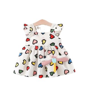 Summer Dress for Girls Infant Toddler Skirt with Dragonfly B