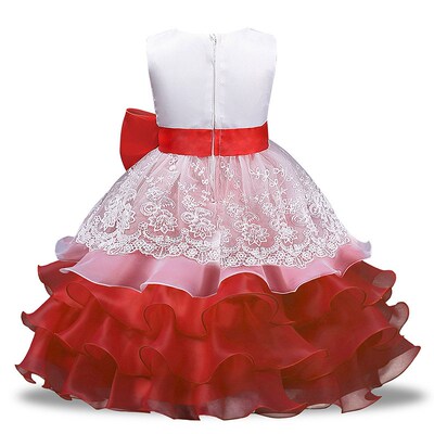 Girls Princess Dress Sequined Dress Bow Skirt for Kids Child