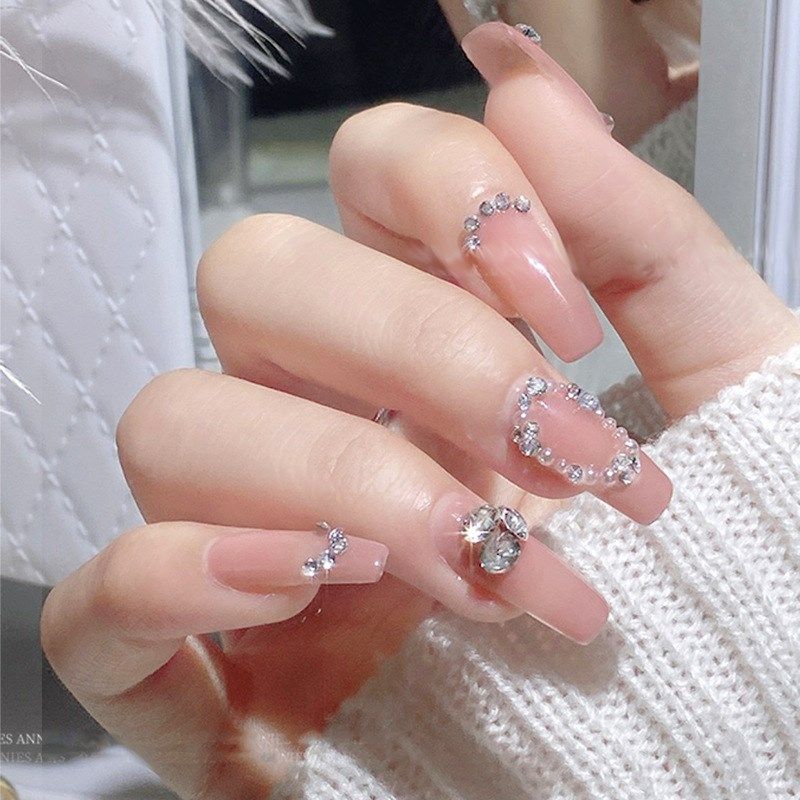 Mixed Hexagon Box Pointedbottom Rhinestones Simple Bright Co