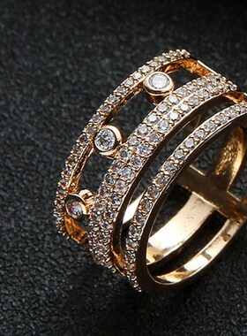 European Style Simple Versatile Index Finger Open Ring Micro