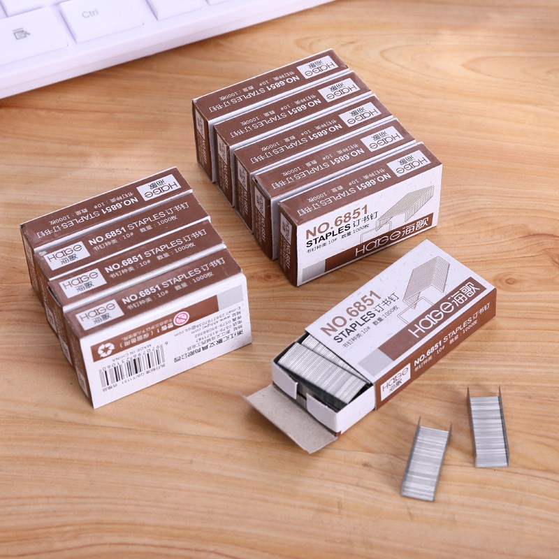 Small Office Staples 10 Thickened Staples Boxed Stationery N