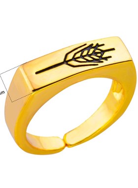 Simple Star Hollow Ring Geometric Hollow Design Finger Ring