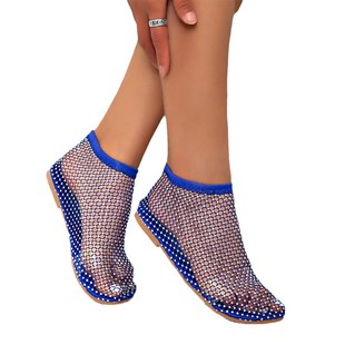 Head Large Out 2025 Rhinest Hollow Round Sandals Summer Size