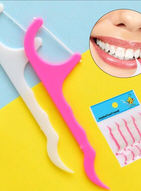 25Pack Dental Floss Plastic Toothpick Packaging Floss Picks