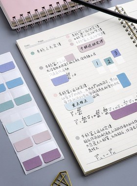 Label Index Stickers writable Morandi sticky notes markers l