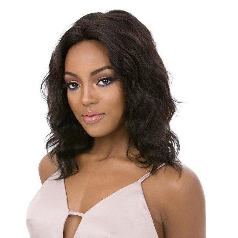 New European American Long Curly Wig Womens Wig Multicolor M