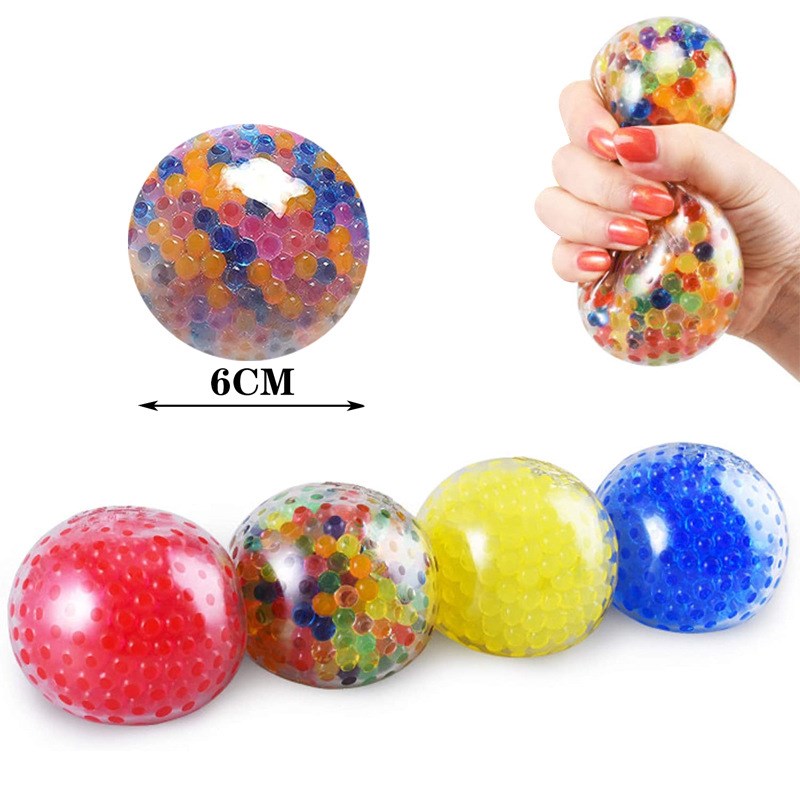 Stress Relief Squeeze Ball TPR Soft Rubber Funny Grape Ball