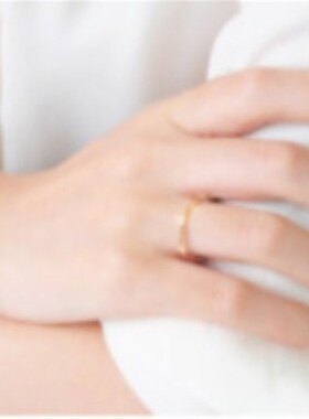 Korean Official Website Jewelry Fashion Wave Ring Curve Beau