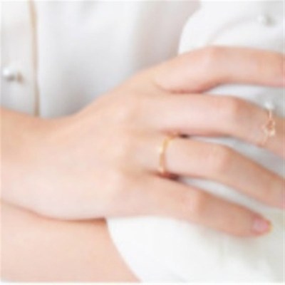 Korean Official Website Jewelry Fashion Wave Ring Curve Beau