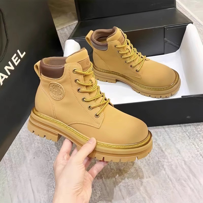 Womens Small Size Inner Elevated 2025 Thick Bottom British S