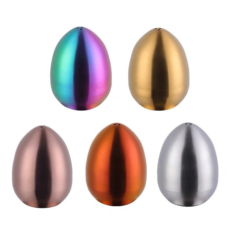 Creative Eggshaped Spice Jar Kitchen Pepper Pot Powder Sprin
