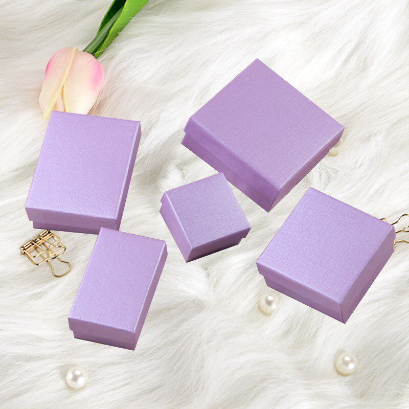Jewelry Box Set Ring Display Square Gift Box for Pearl Neckl