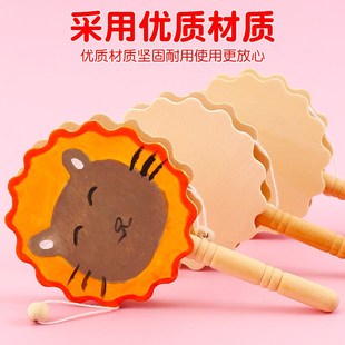 Slime Creative Rattle DIY Wooden Parts Ultralight Snow Clay