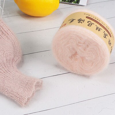 Mohair Fine Wool Yarn Ball Shawl Scarf Coat Cashmere Yarn DI