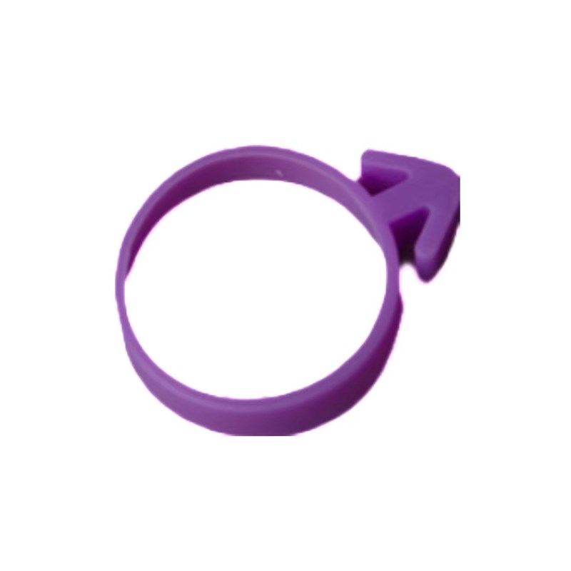 Purple Silicone Sealing Ring Blue Colored Strapping Ring for