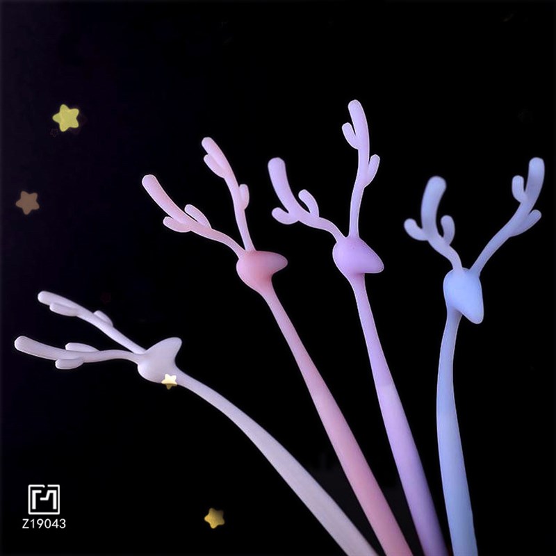 Student Stationery Neutral Pen Cute Silicone Gel Pen Office