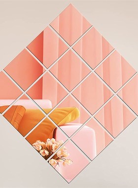 Highdefinition Selfadhesive Wall Mirror Acrylic Sticker Bath